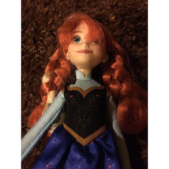 Bundle Sale 3 for $15 | 2015 Frozen Anna Doll | Braided Hair | Anna Dress - Picture 3 of 6